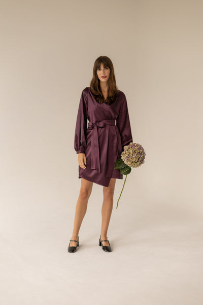Laurel Aubergine Dress