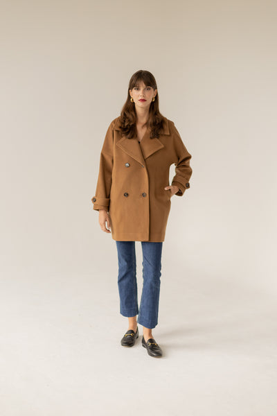 Nadine coat cashmere caramel