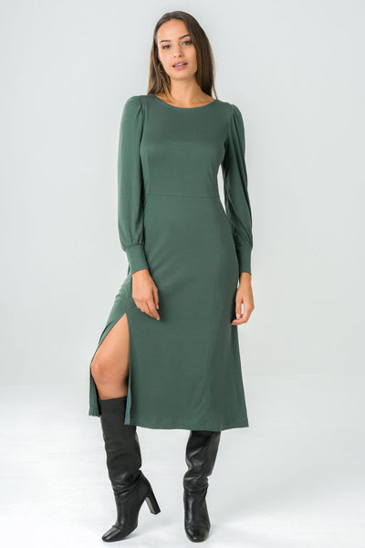 Dress Victoria green LS