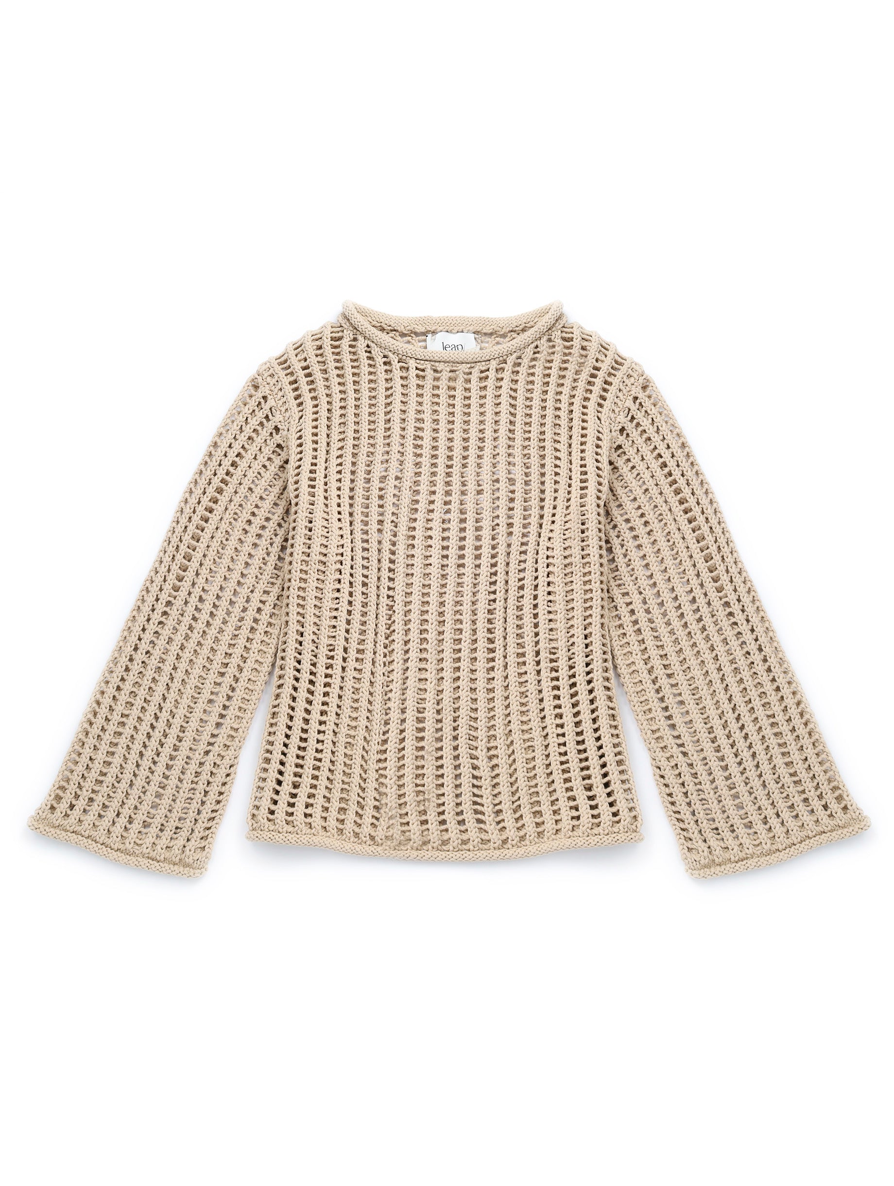 LEILA Loose fit sweater Beige