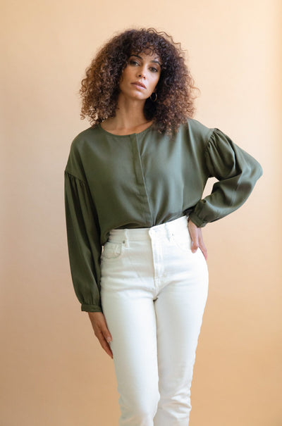 Blouse Narcisse khaki