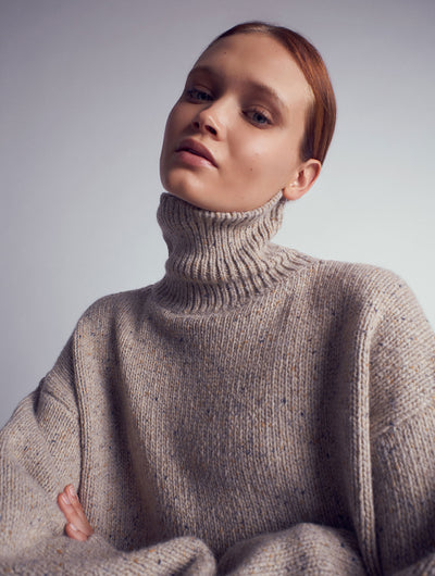CAMILA Turtle Neck Oversize Sweater