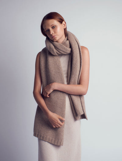 JULIETA Long cashmere wool scarf