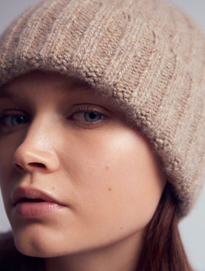 GINEBRA Cashmere wool beanie