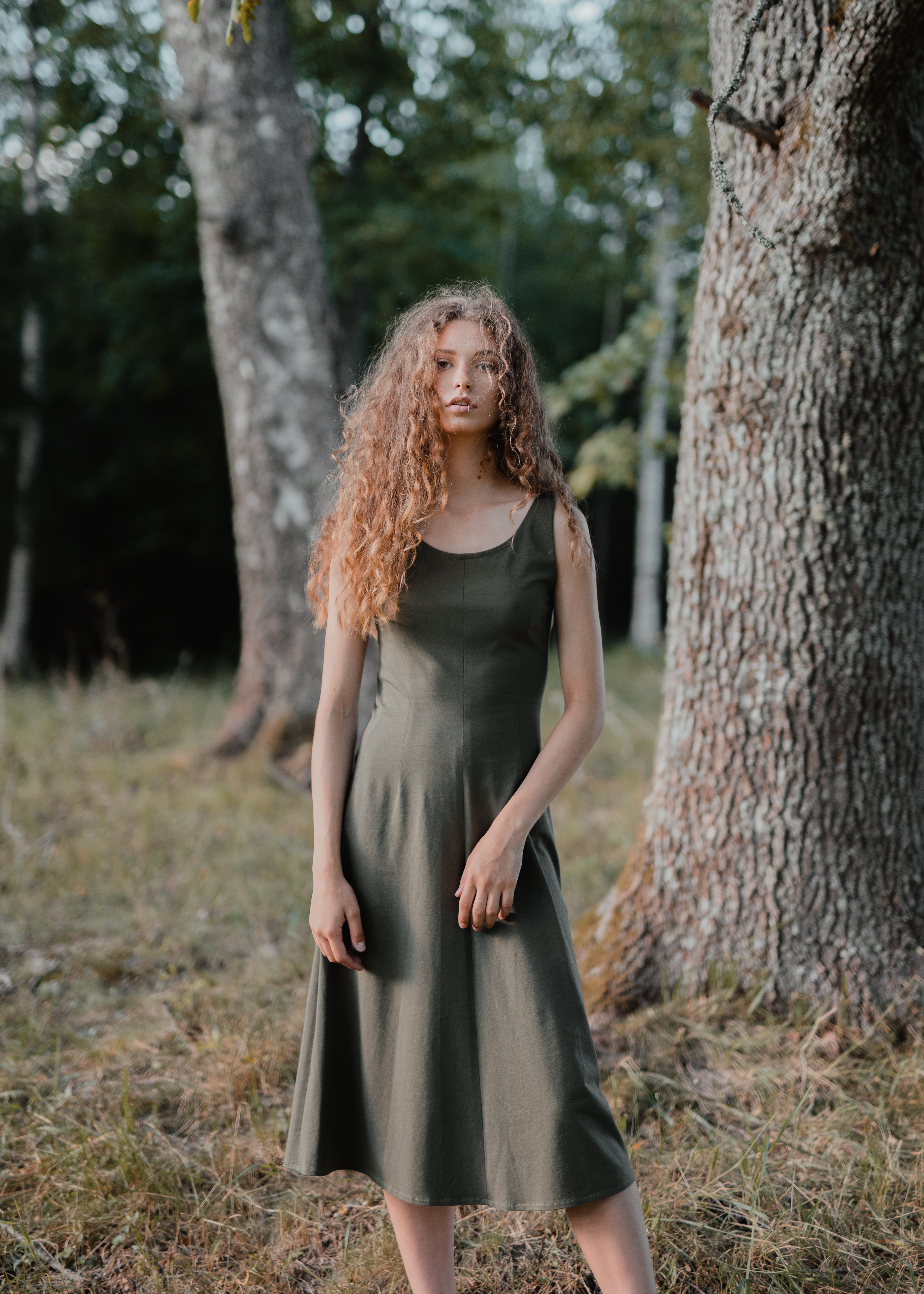 Organic cotton tank style dress