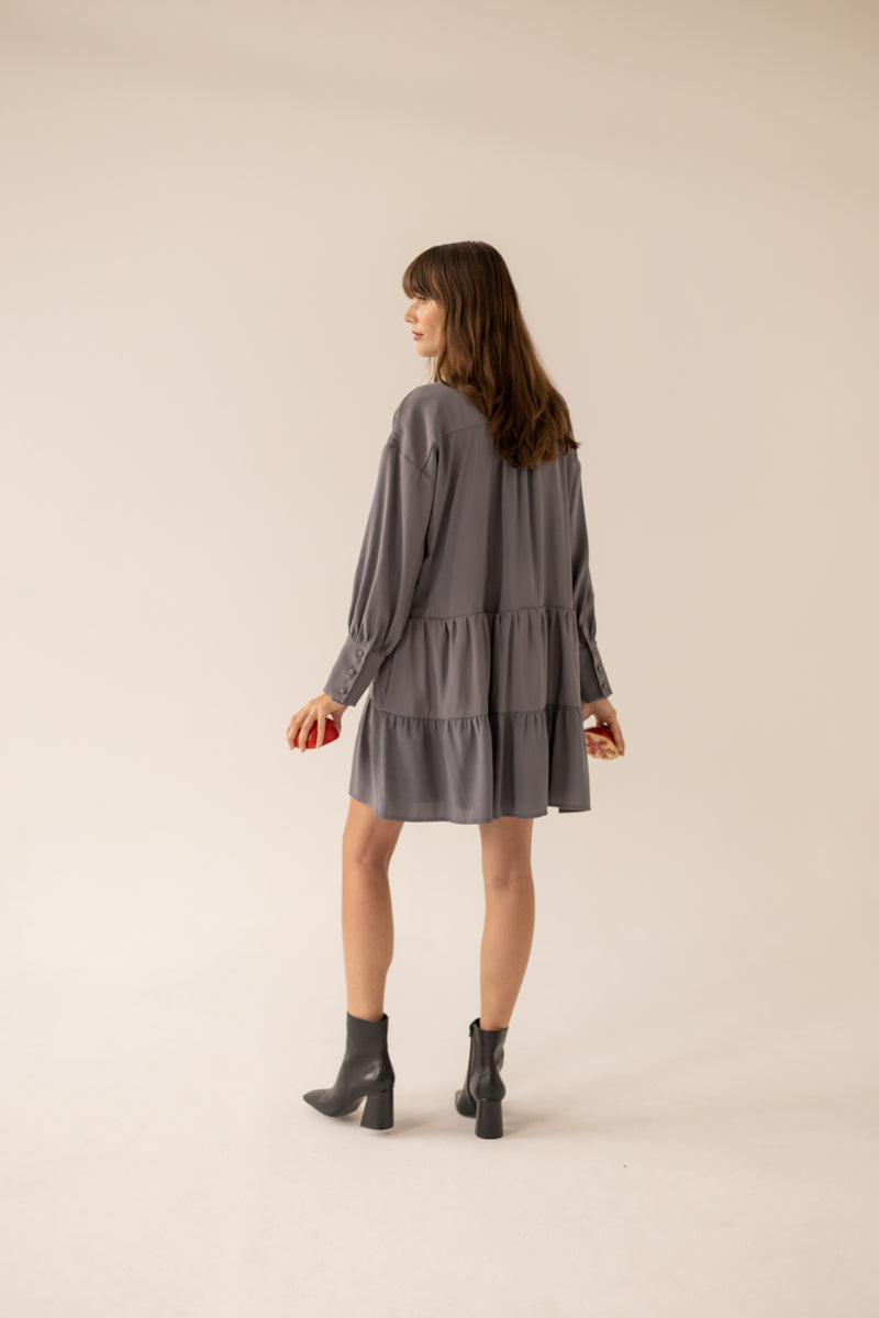 Anais Dress Grey