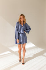 Camelia Dress Blue