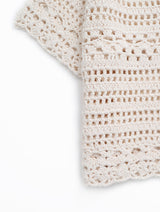 MIA Crochet Blouse Ecru