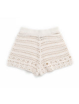 SARAH Crochet shorts Ecru