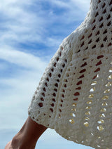 NISA Hand knitted Dress Ecru