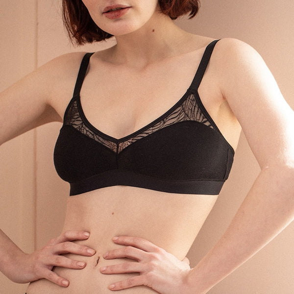 Olly Lingerie Sustainable Savannah Black Bra on Econess Store