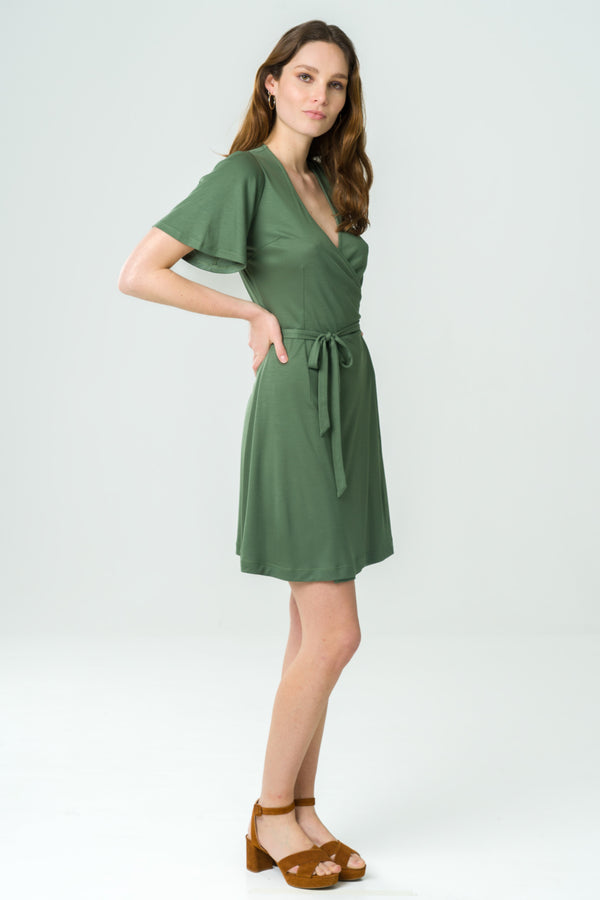 Dress Acacia green bronze